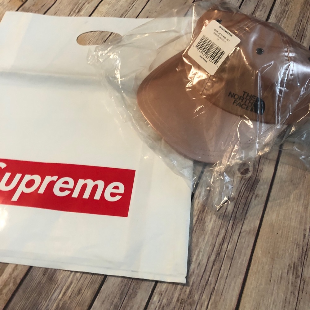 Supreme x The North Face Rose Gold Camp Cap